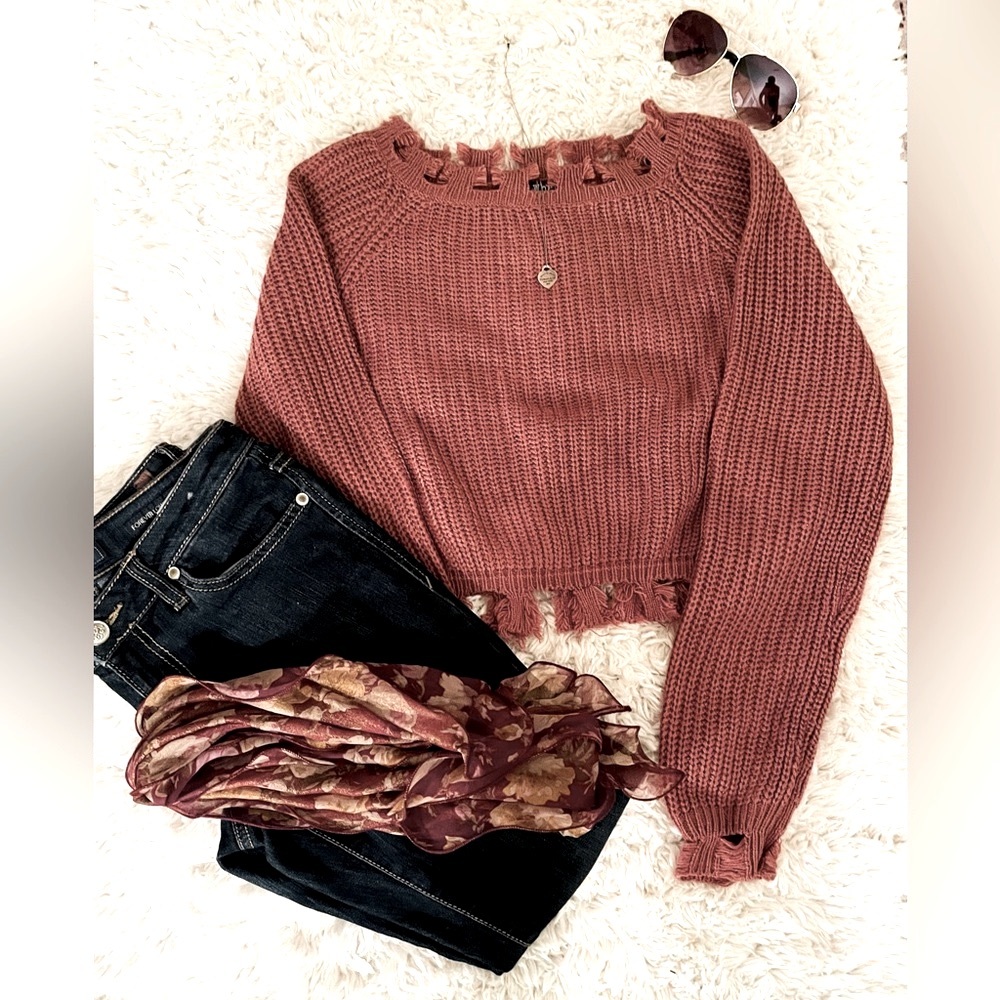 Say What? Pink Sweater
